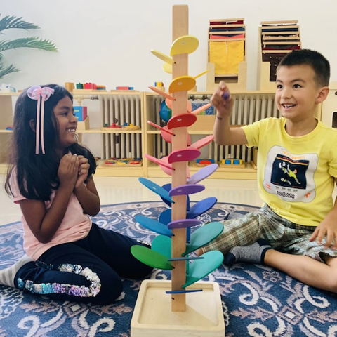 Arbre à pétales en bois