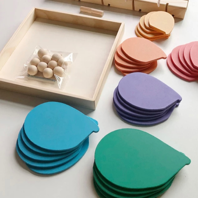 Arbre à pétales en bois